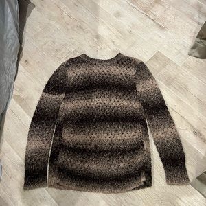 Open backed sweater